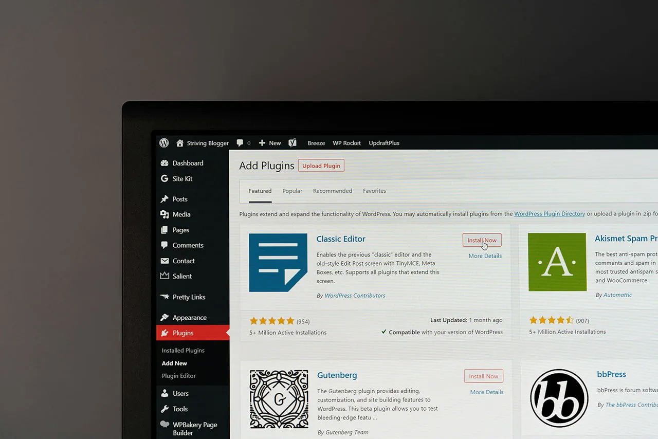 Essential WordPress plugins for performance, security and SEO. Berlew Design Studio guide