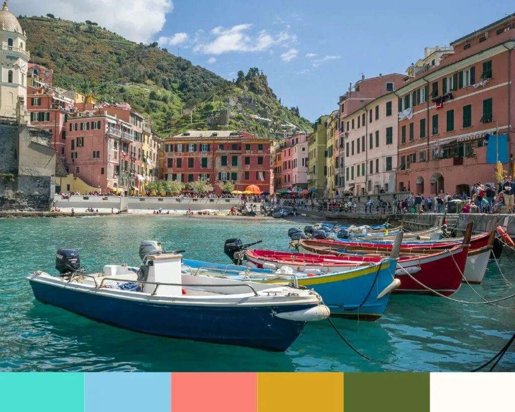 Colours of the world-blog-images_Cinque Terre, Italy- Coastal Harmony