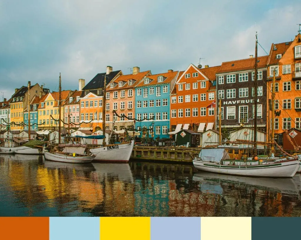 Colours of the world-blog-images_Copenhagen (Nyhavn), Denmark- Scandinavian Simplicity with a Pop