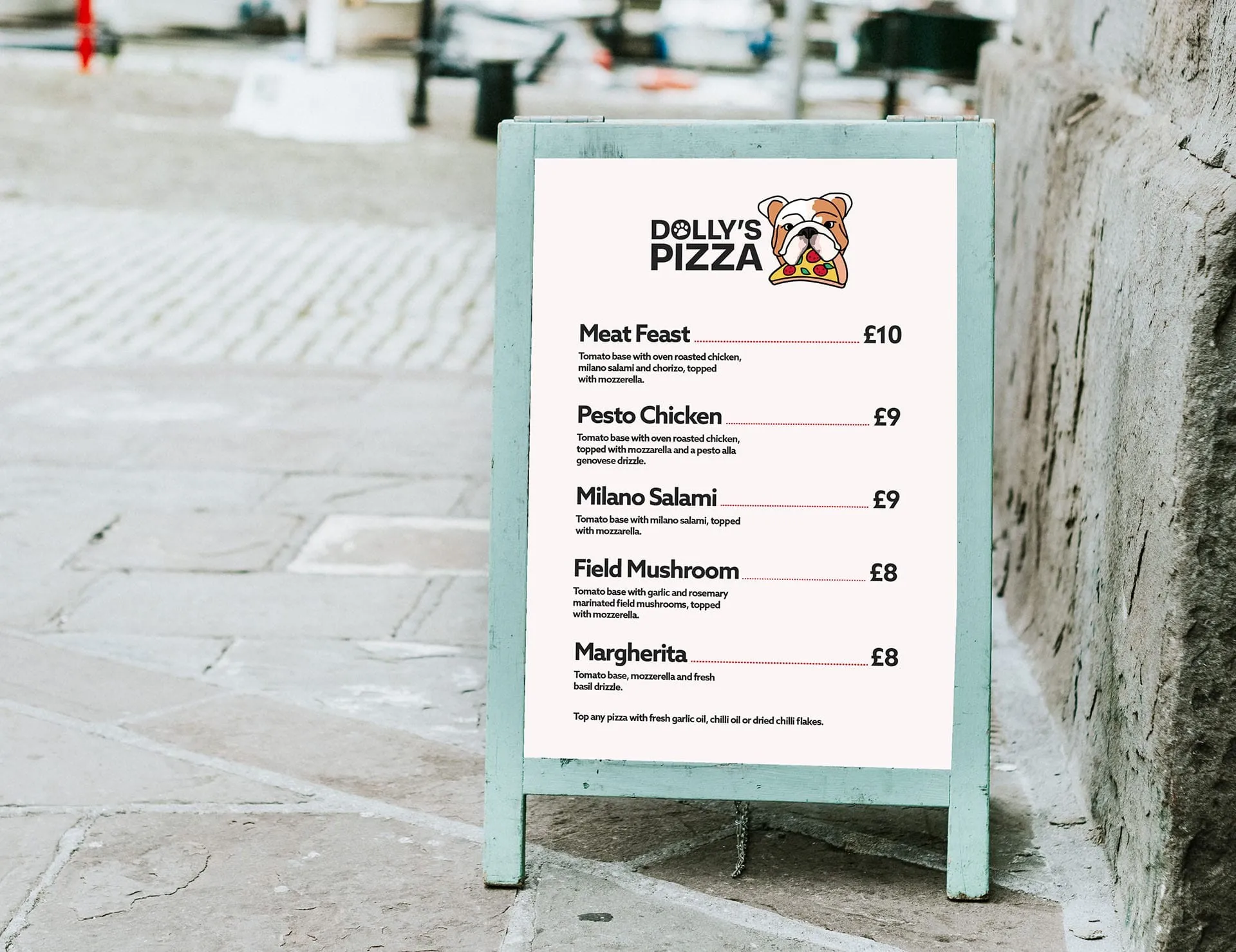 Dolly's Pizza project image 4 by Berlew Design Studio.