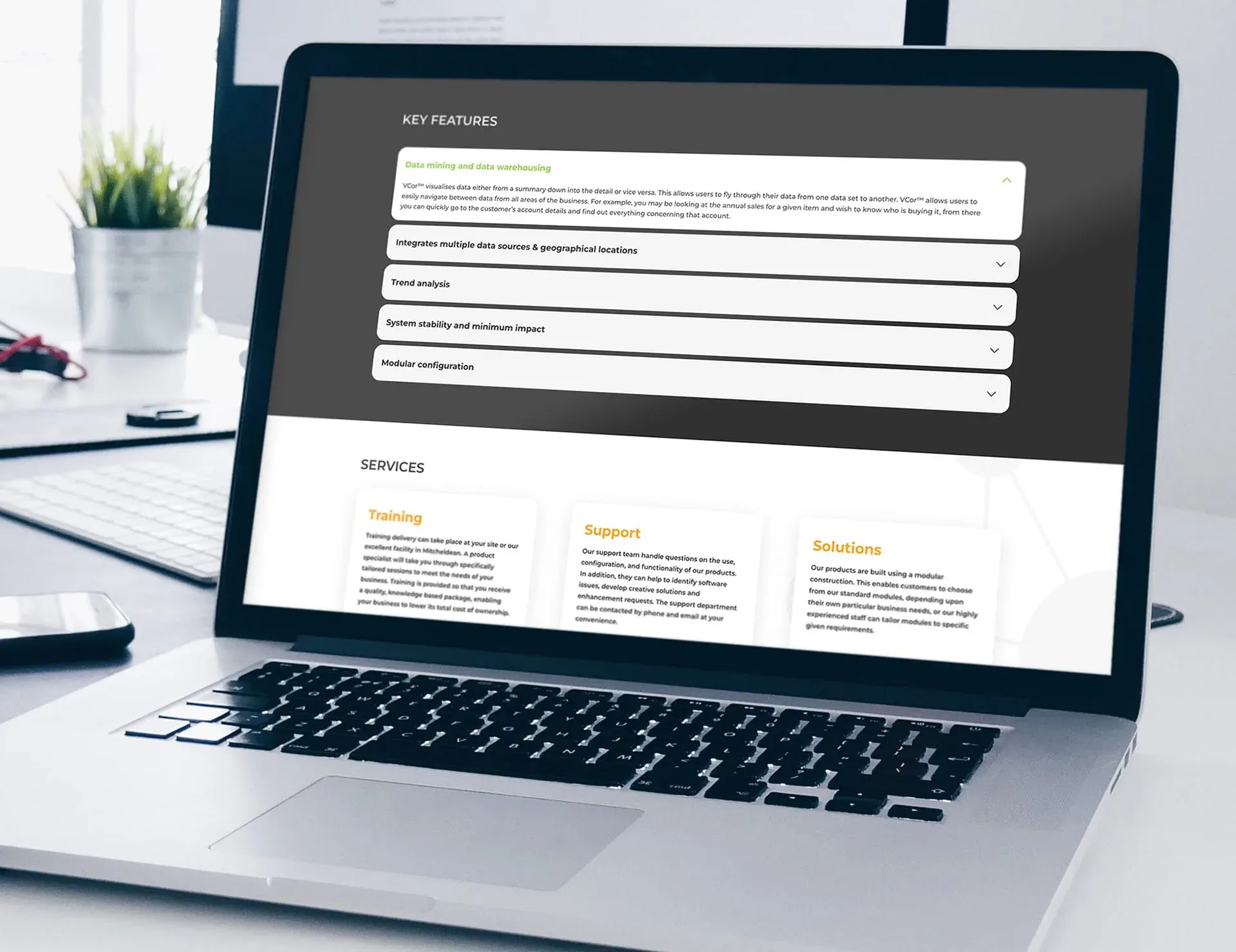 Fifth Element Systems e-commerce storefront designed by Berlew Design Studio.