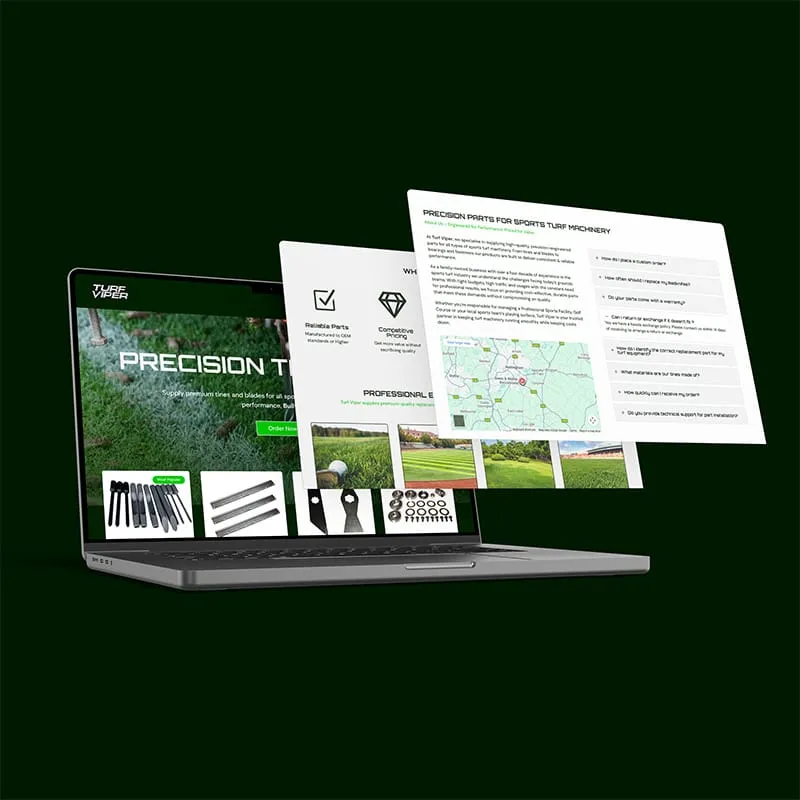 Turf Viper brand identity by Berlew.