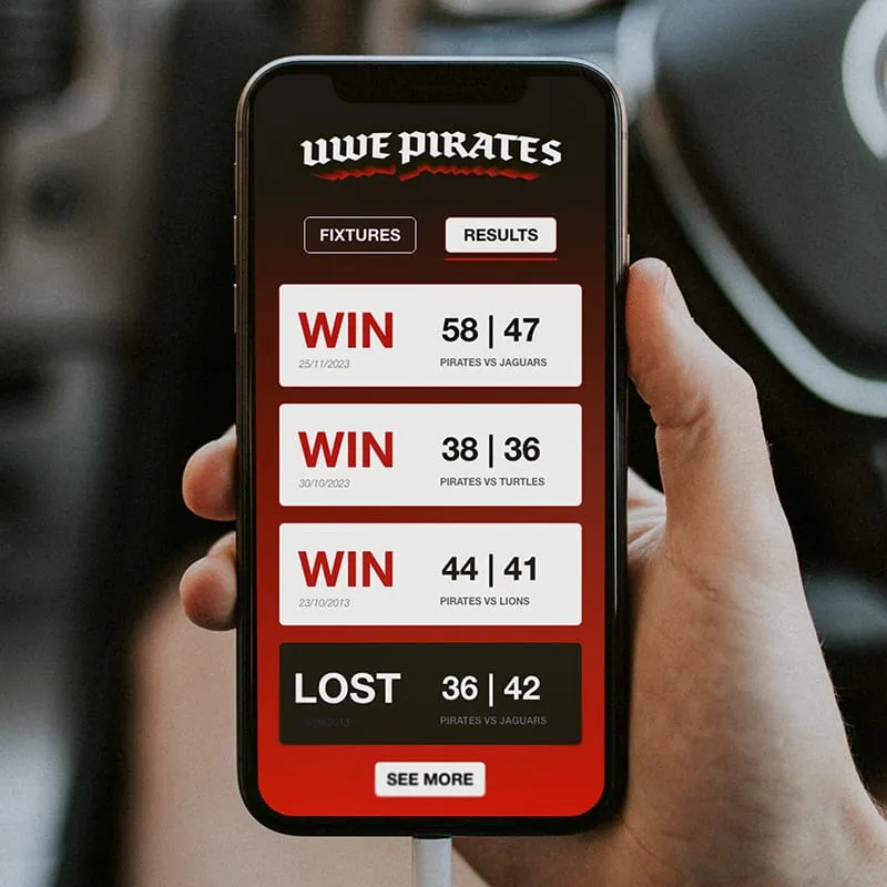 UWE Pirates WBC illustrated pirate emblem by Berlew Design Studio.