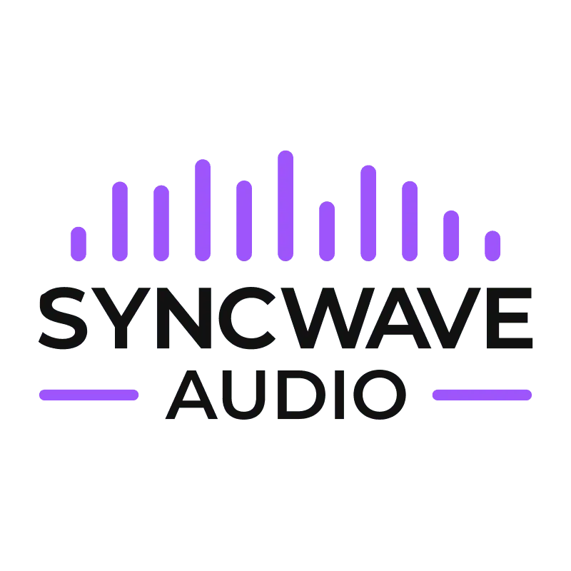 Syncwave Audio logo designed by Berlew.
