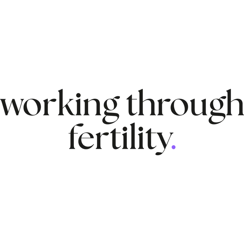 Working Through Fertility logo designed by Berlew.