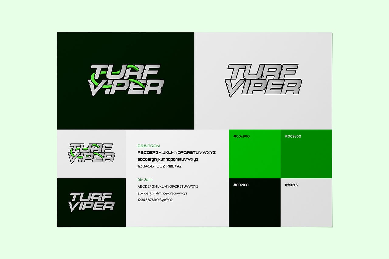 Turf Viper A4 Mockup