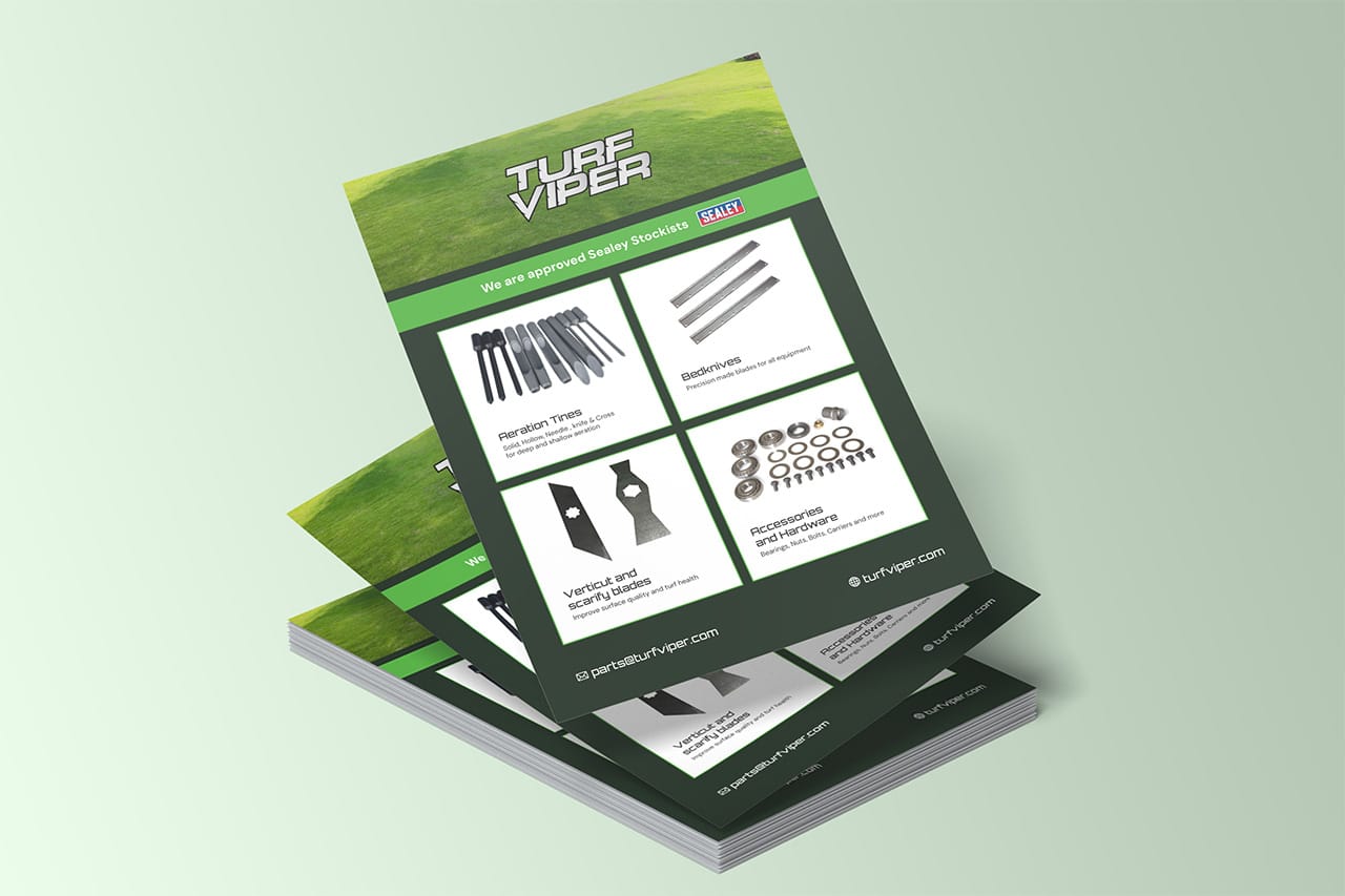 Turf Viper A5 Flyer Mockup